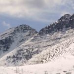 monte generoso in inverno; territorio della Valle Intelvi